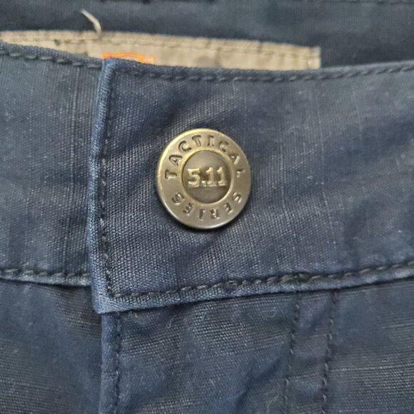 5.11 Tactical Pants Mens 36x34 Navy Blue Cargo Style Ripstop Utility - Picture 7 of 10